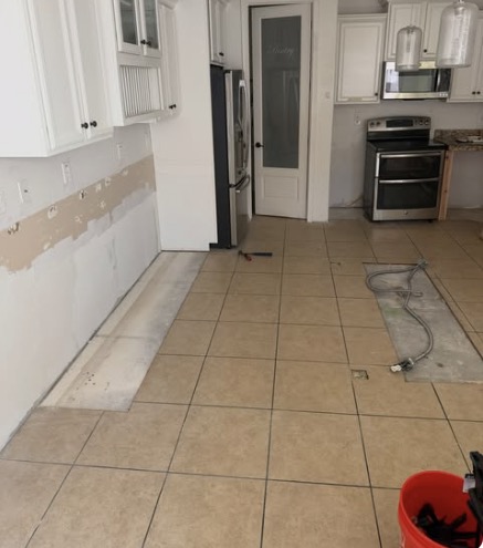 Kitchen remodel in progress